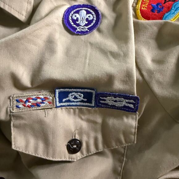 Vintage Boy Scouts of America Official Shirt, Assistant Scoutmaster, 90's, Large - Picture 4 of 7